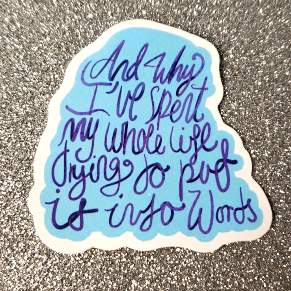 10/$10 Taylor Swift 1989 Waterproof Sticker